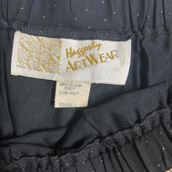 Vintage Haggerty Artwear Midi Animal Safari Printed Skirt Size Small - Picture 5 of 7